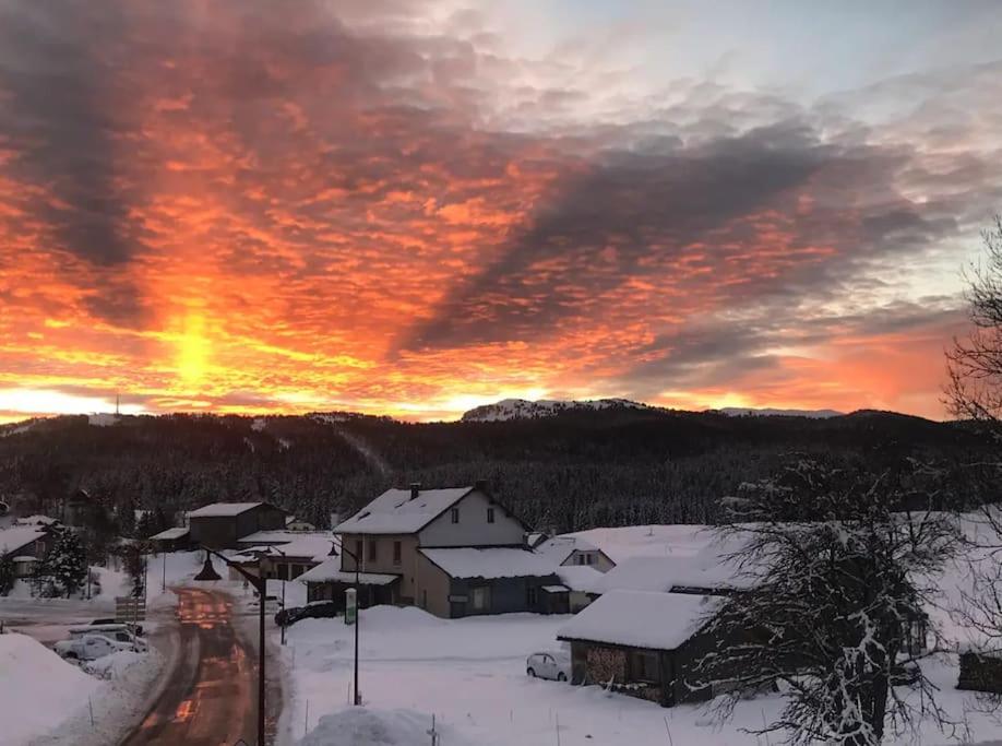 Studio Chaleureux Au Depart Des Sentiers Et Pistes De Ski Lajoux Eksteriør bilde